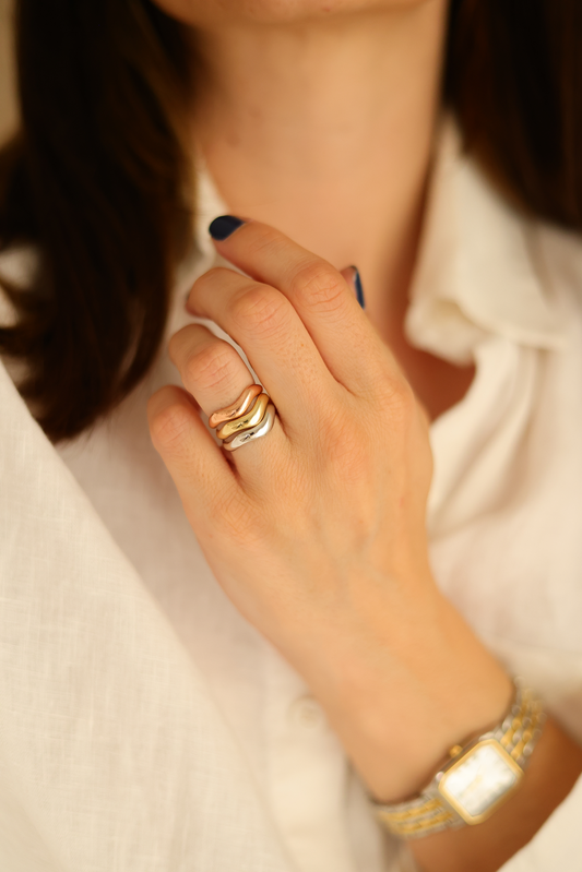Golden Waves of Summer - Wavy Jewelry