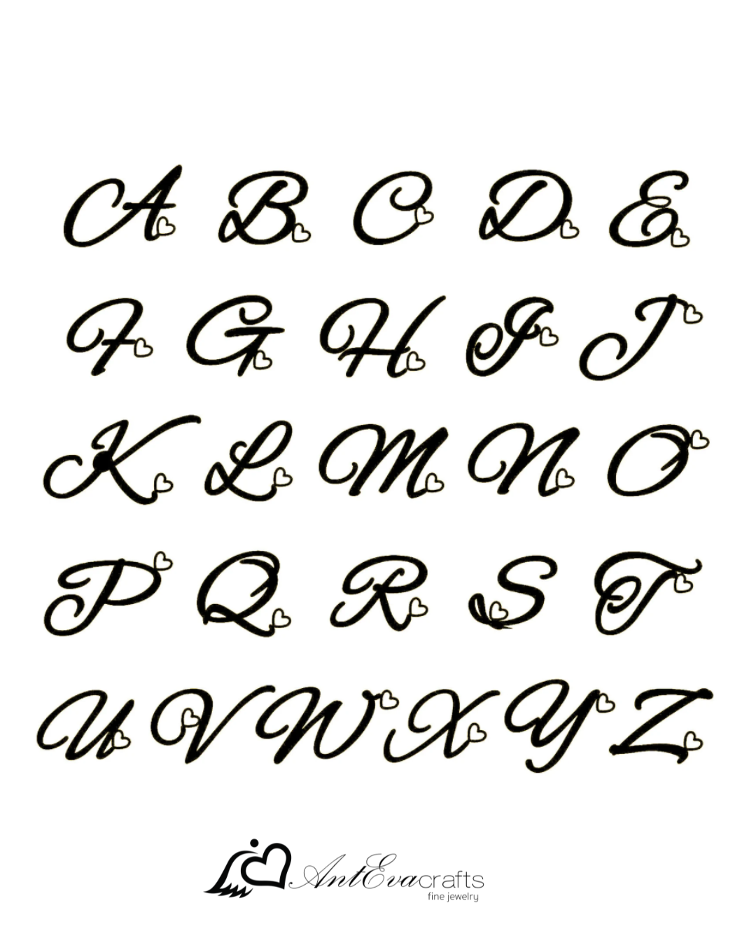 14k Personalized Initial Heart Pendant