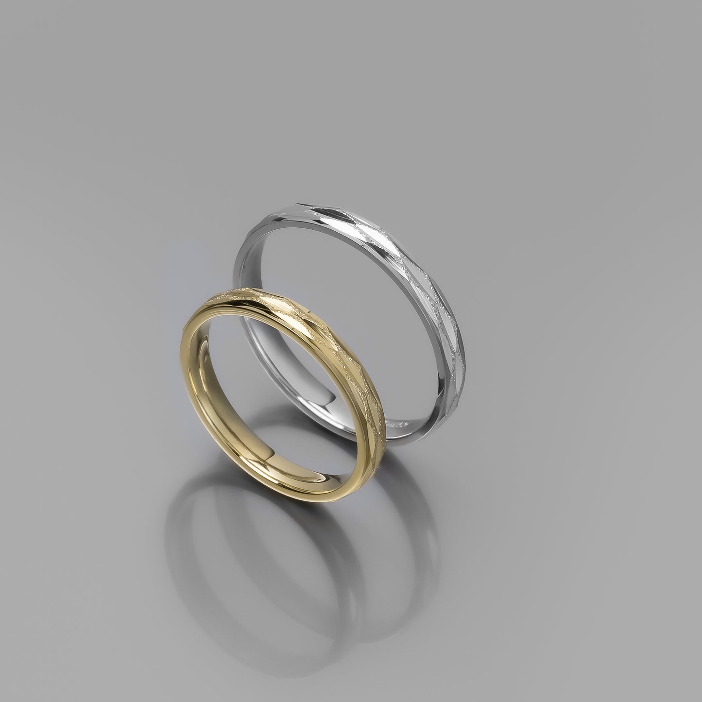 Bright Stardust Wedding Band