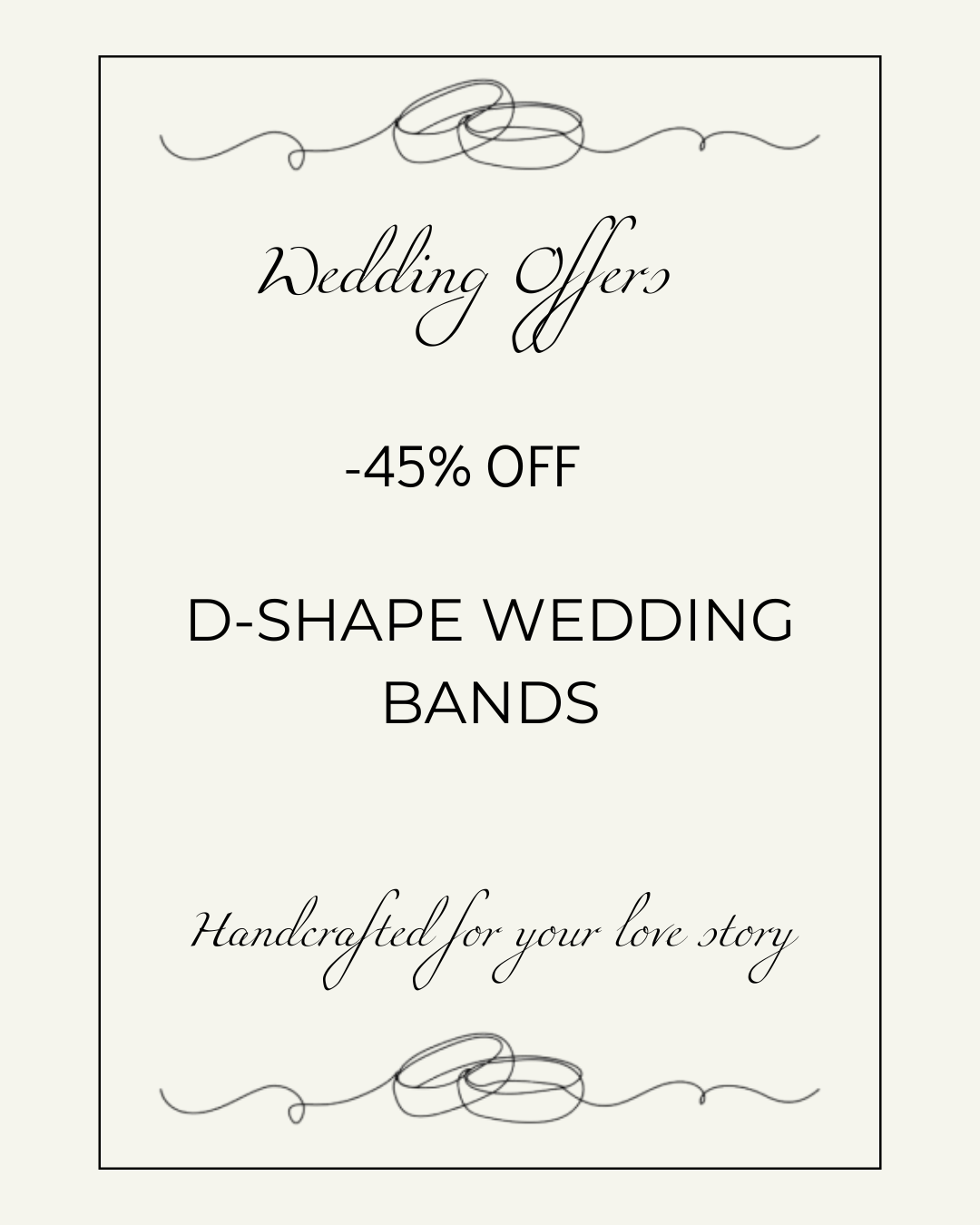 Pair of Flat Band Rings