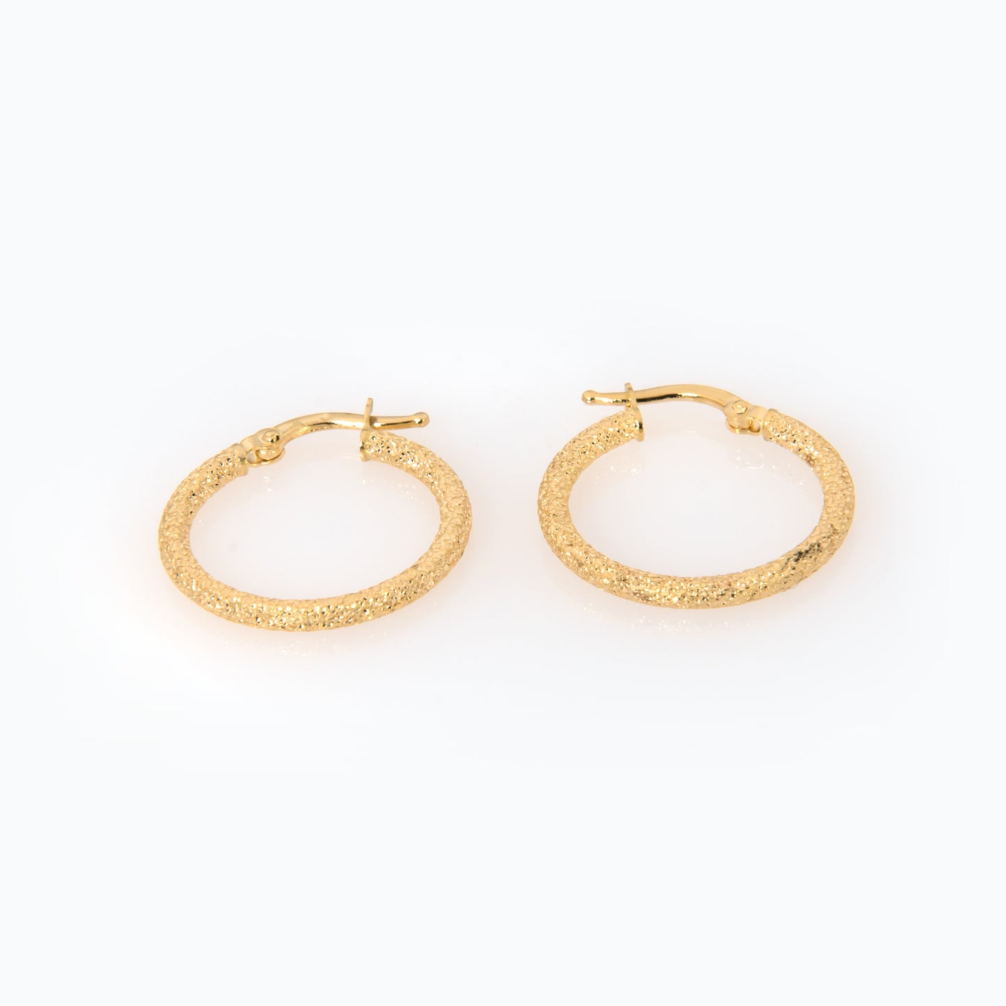 Minimalist Matte Hoop Earrings