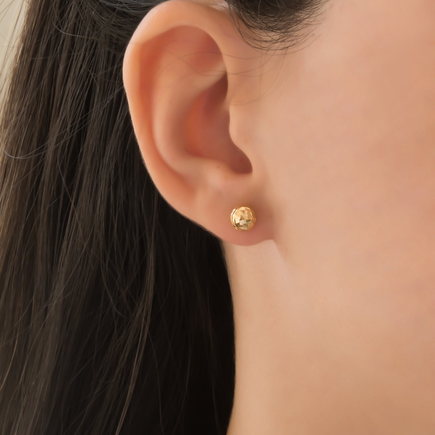 Hammered Ball Earrings