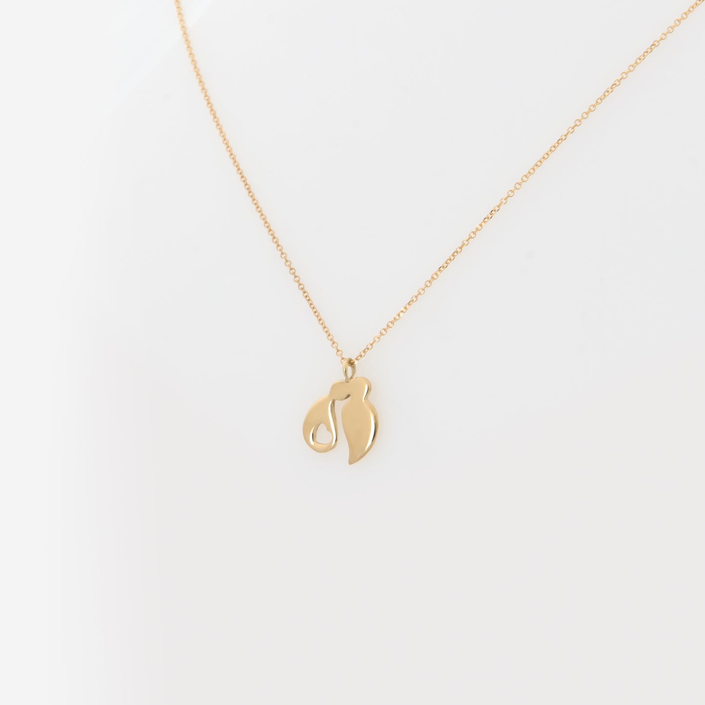 Solid Gold Family Necklace