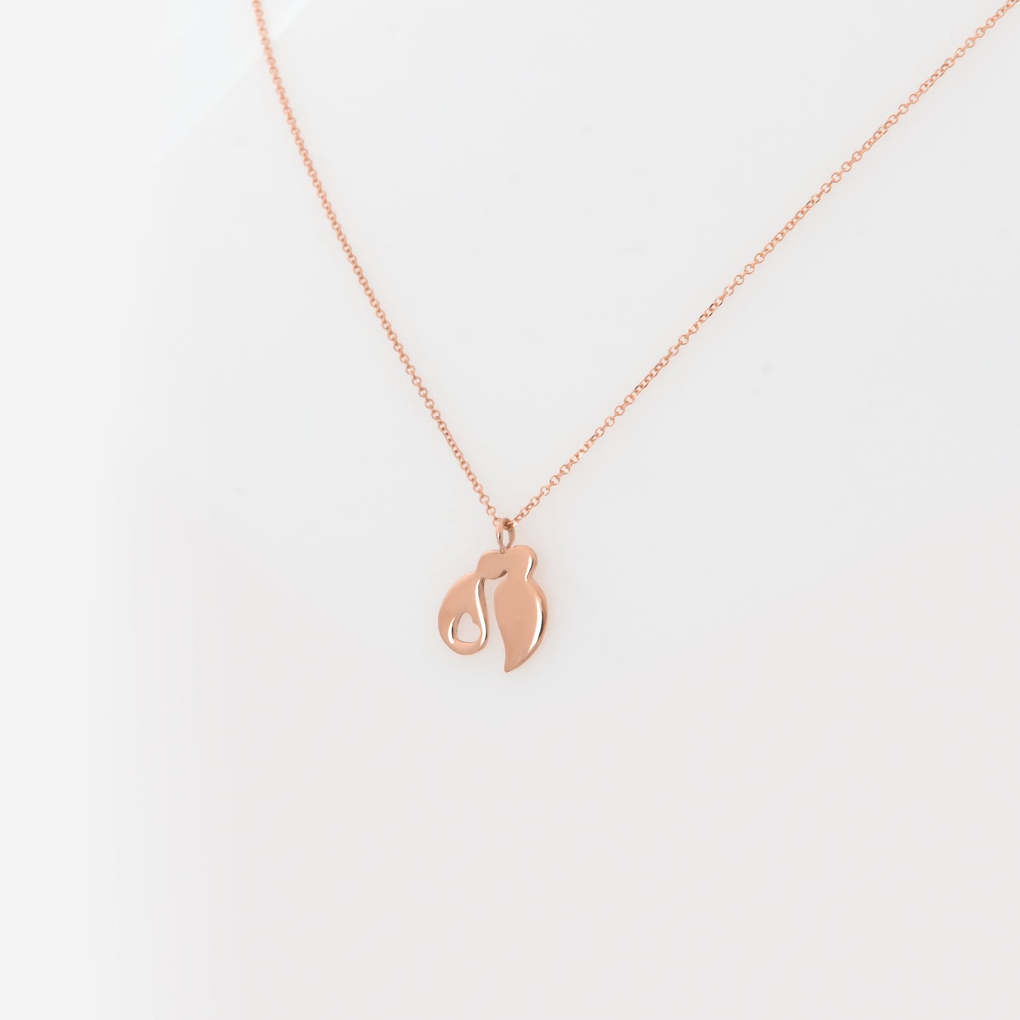 Solid Gold Family Necklace
