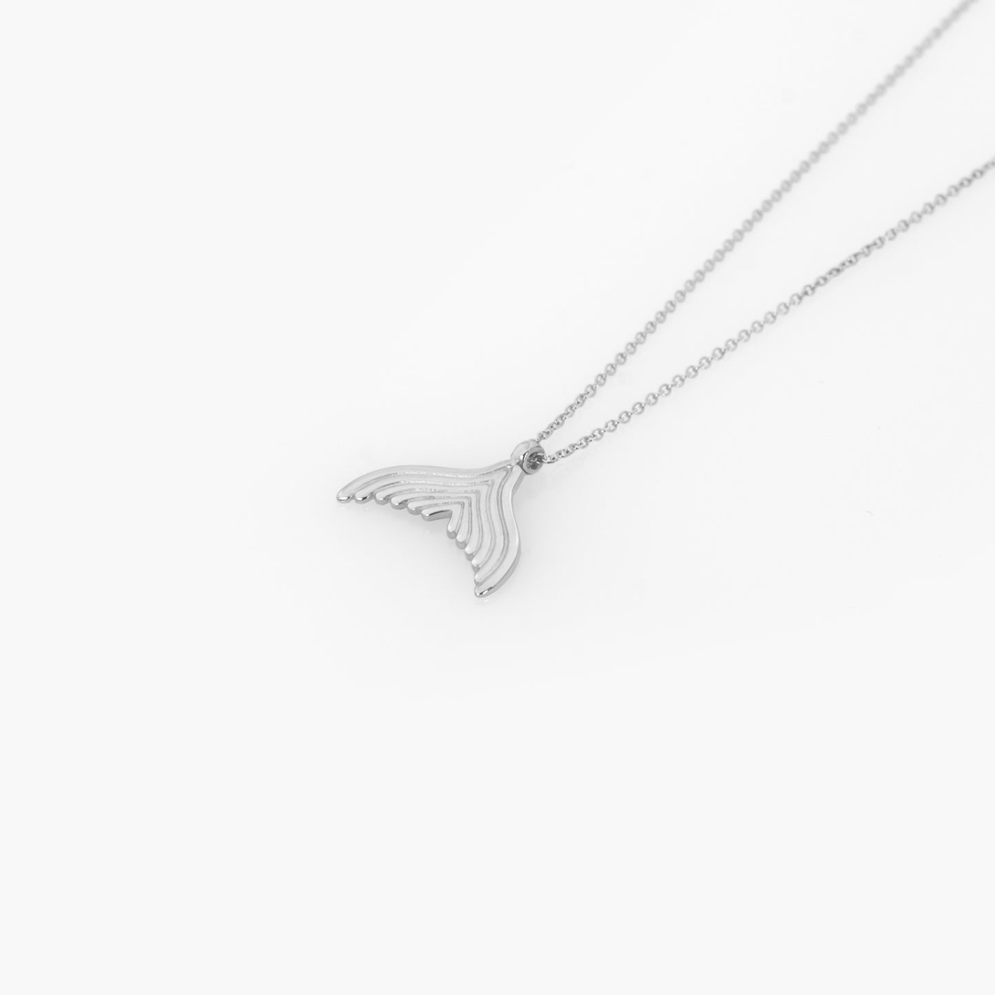 Gold Whale Tail Necklace
