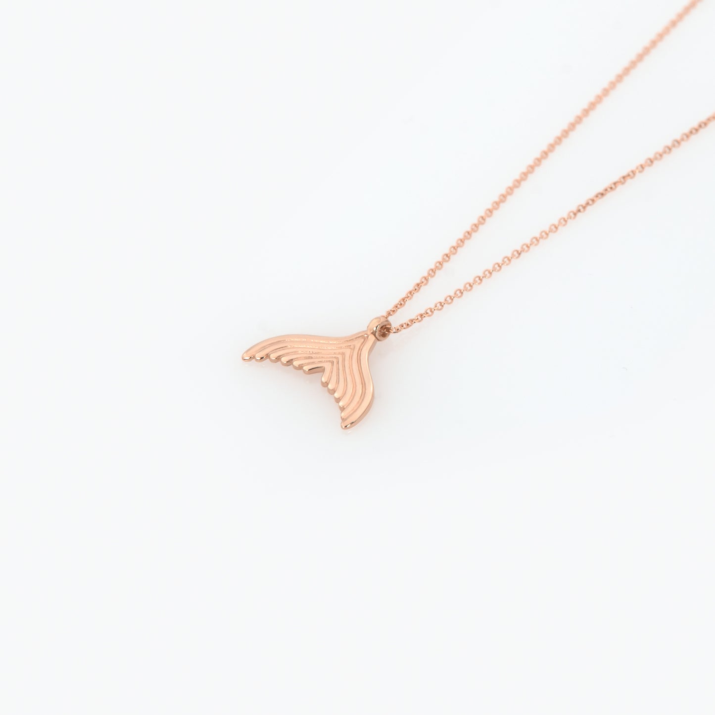 Gold Whale Tail Necklace