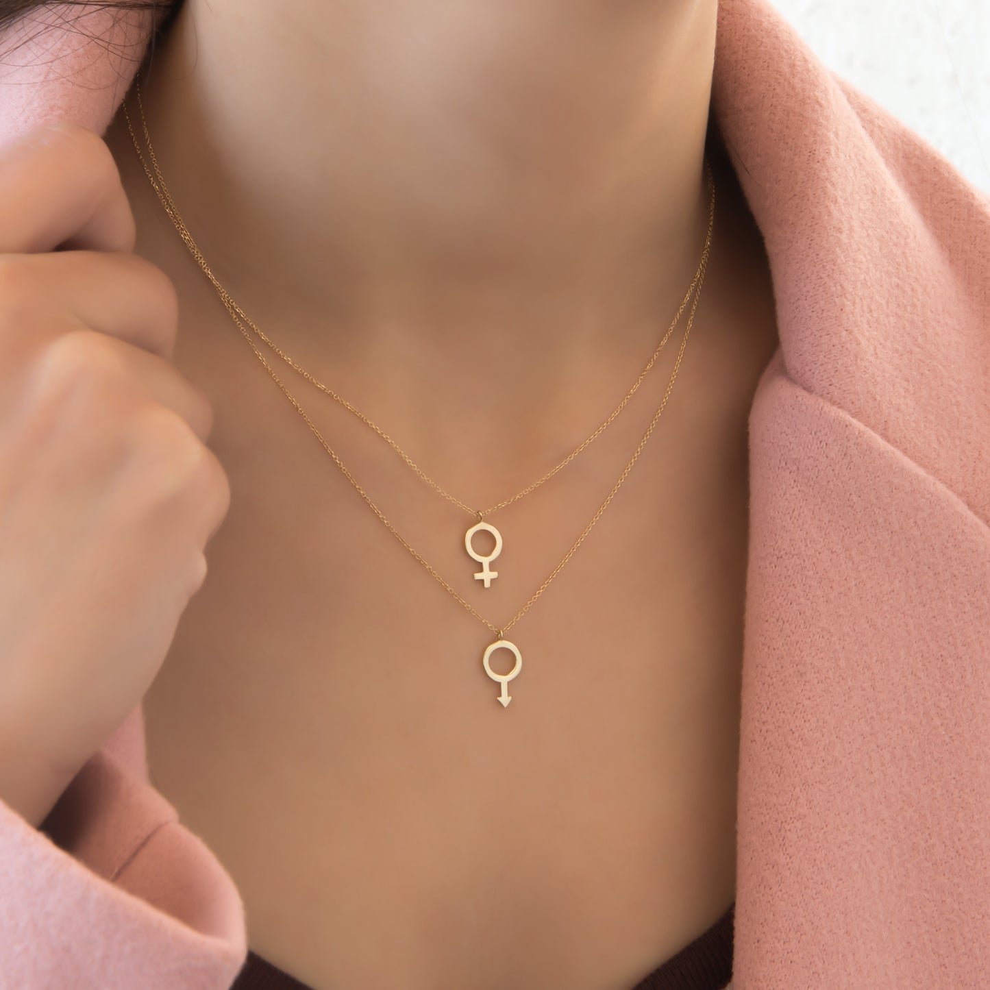 Venus Symbol Necklace