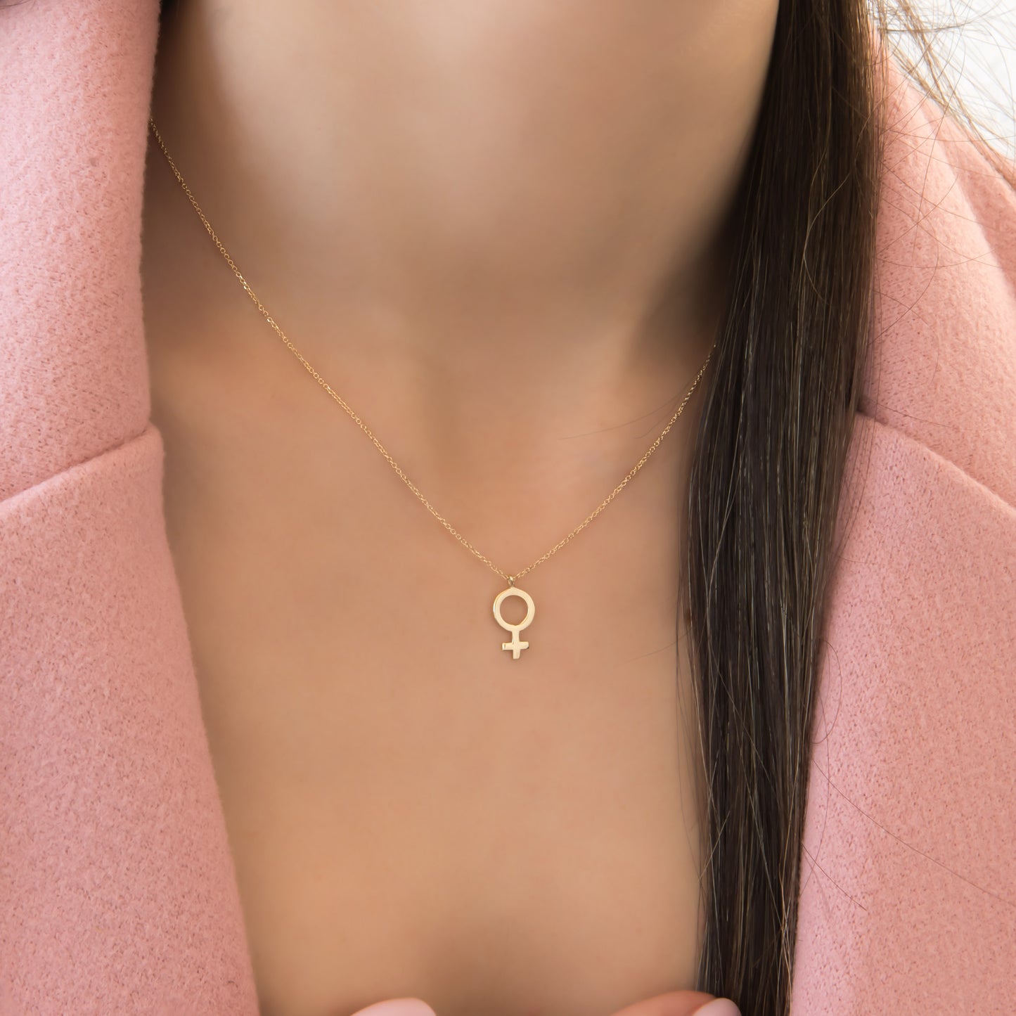 Venus Symbol Necklace