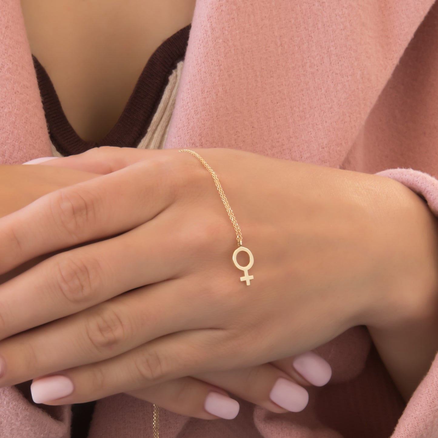 Venus Symbol Necklace