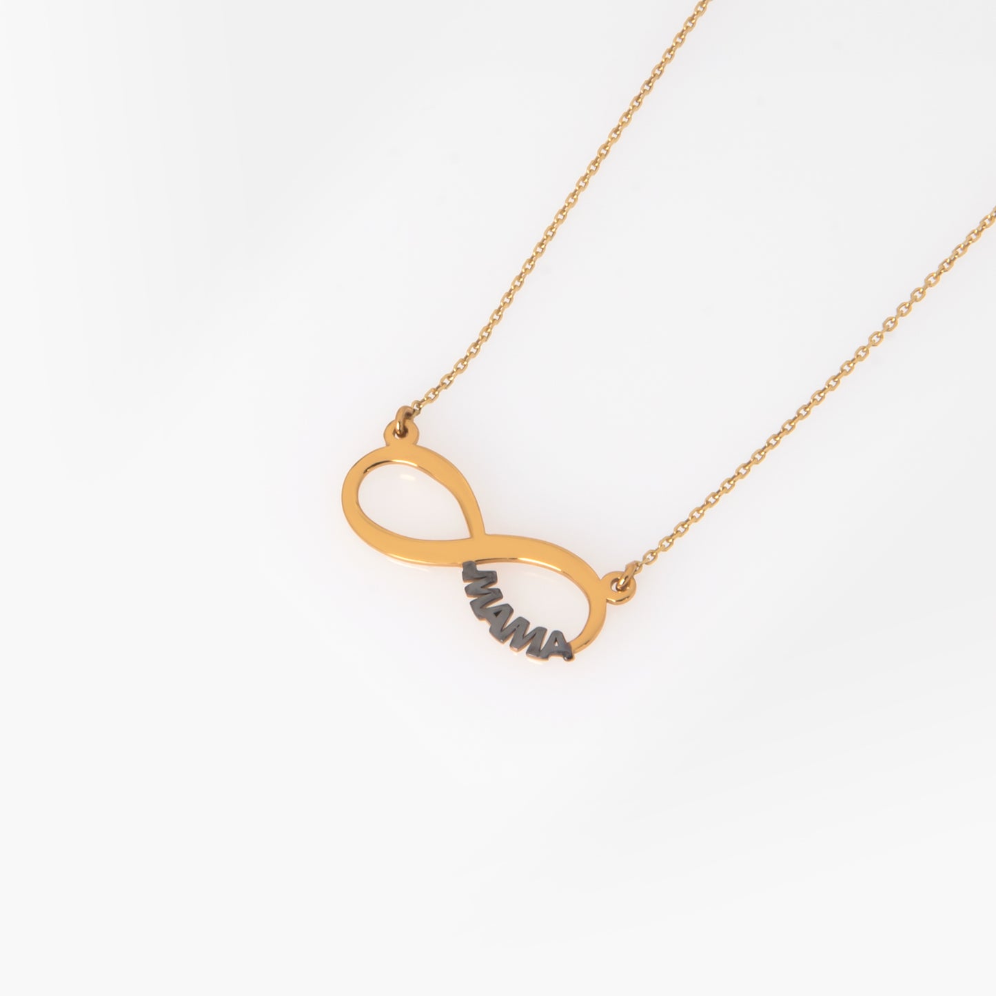 Silver Infinity Mama Necklace