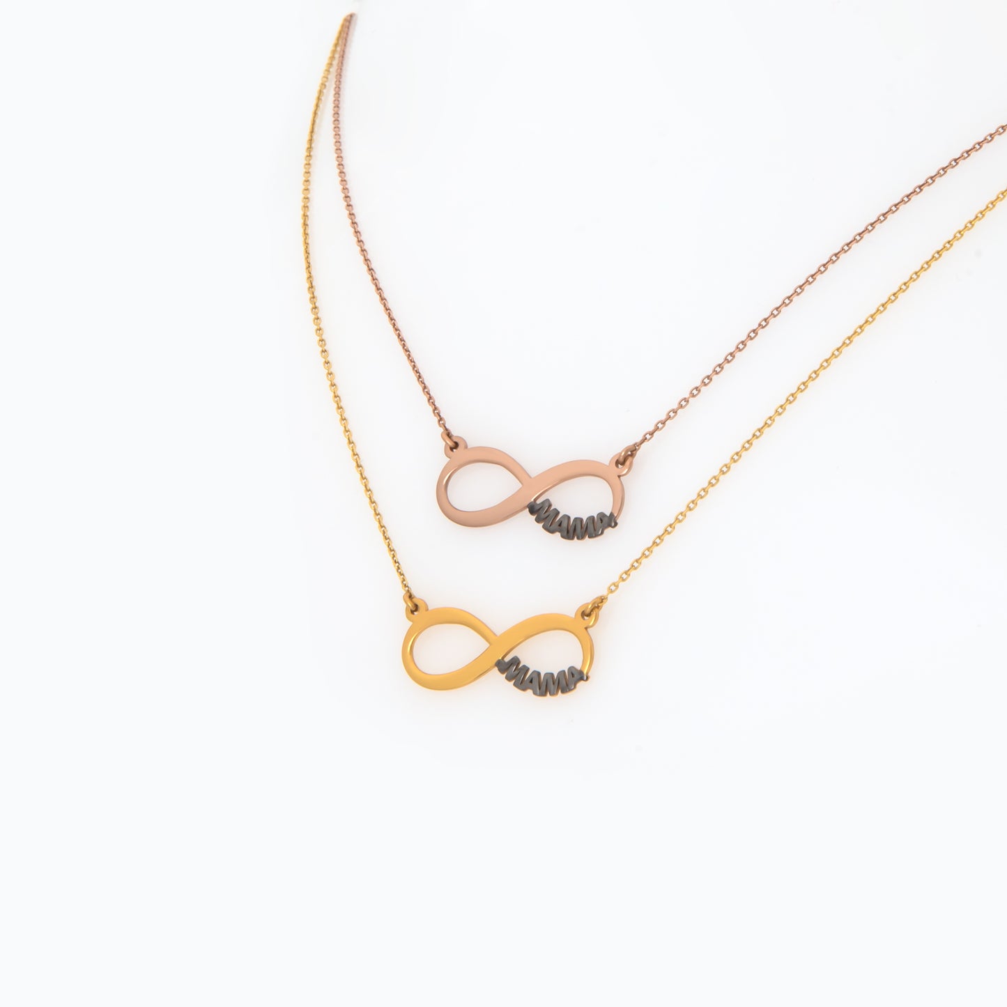 Silver Infinity Mama Necklace