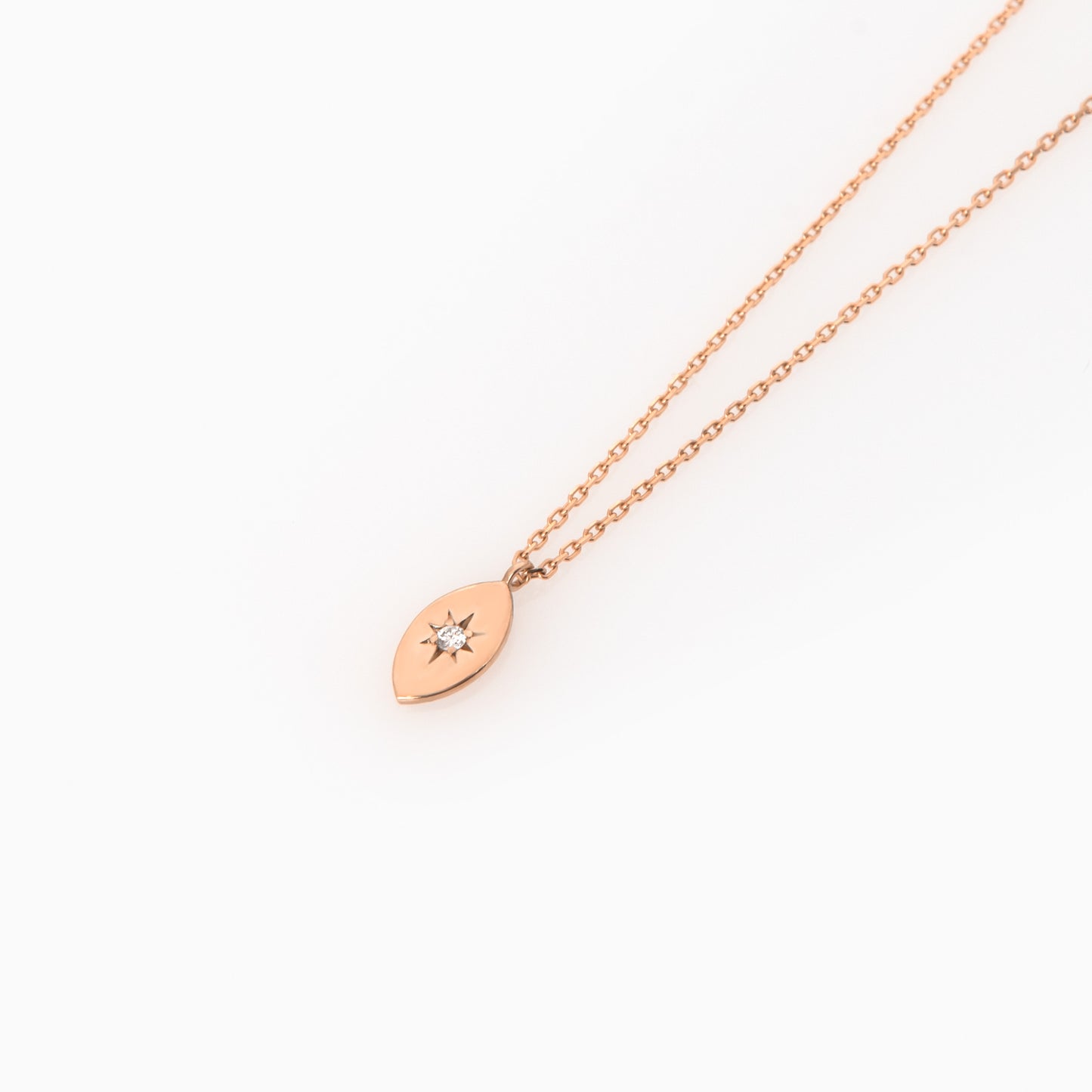 Dainty Diamond North Star Necklace
