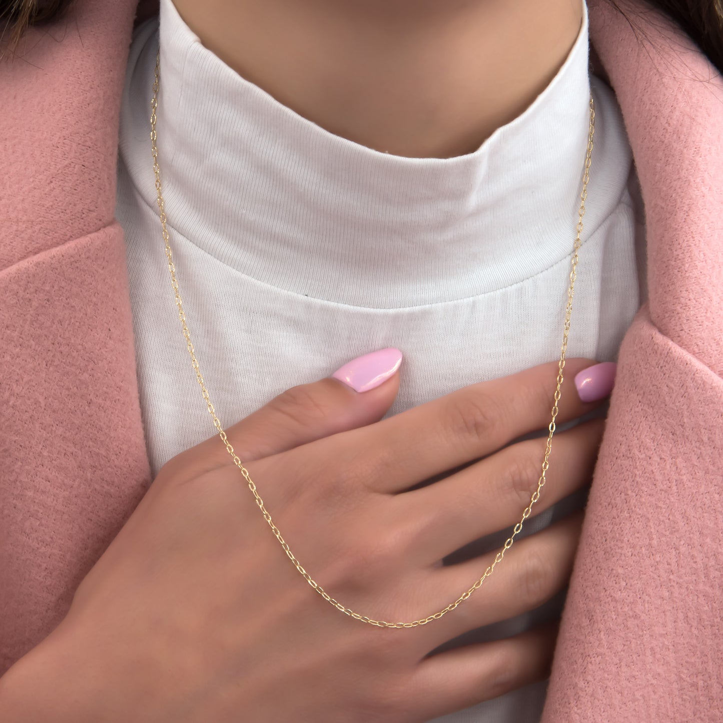 Diamond-Cut Cable Chain