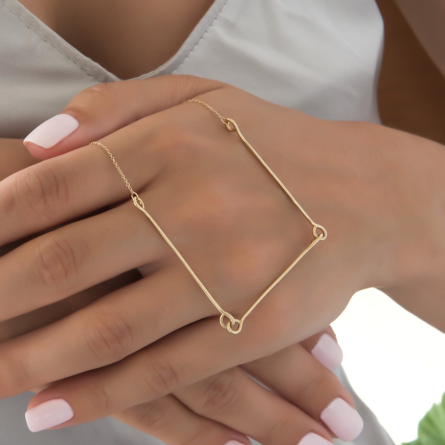 Celestial Gold Bar Necklace