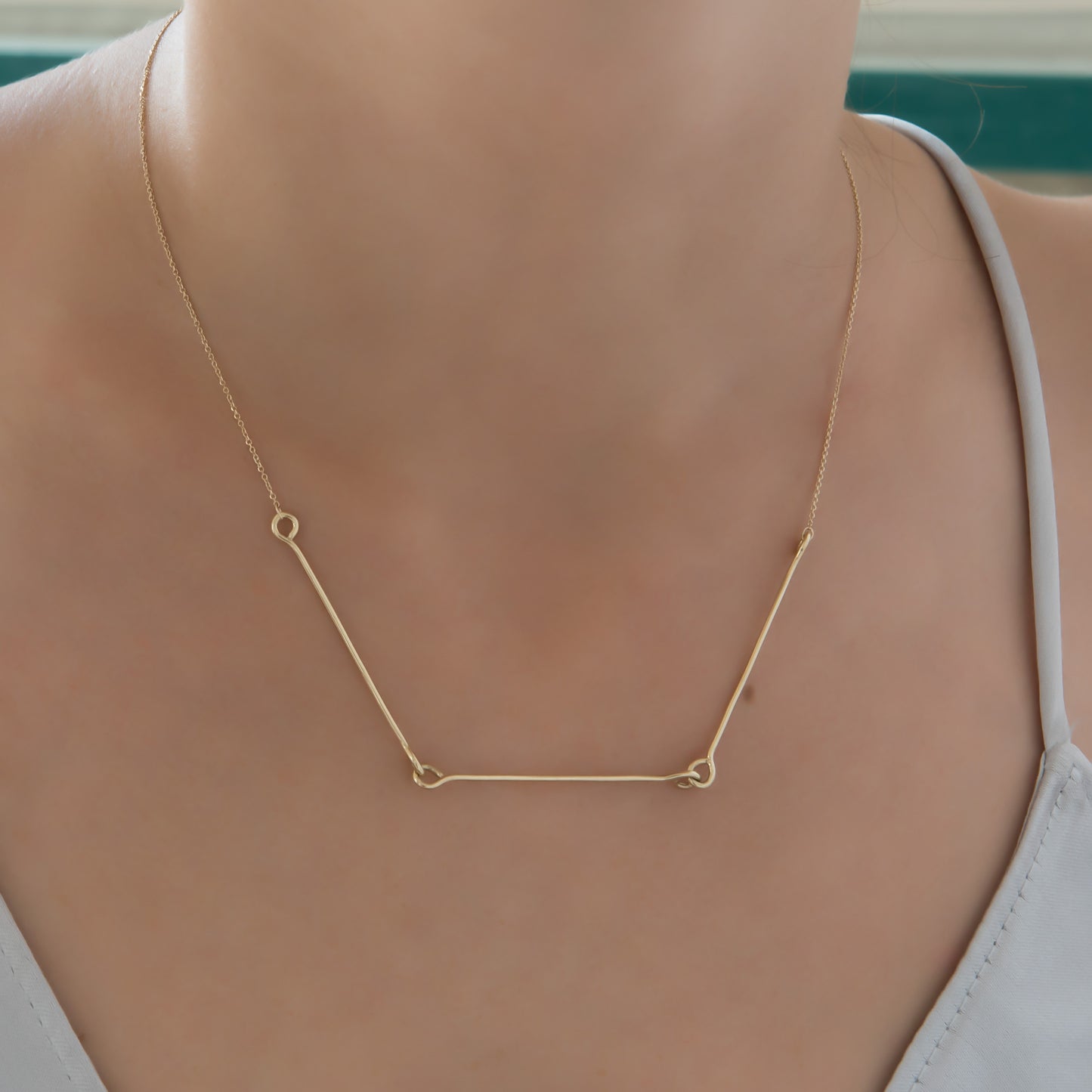 Celestial Gold Bar Necklace