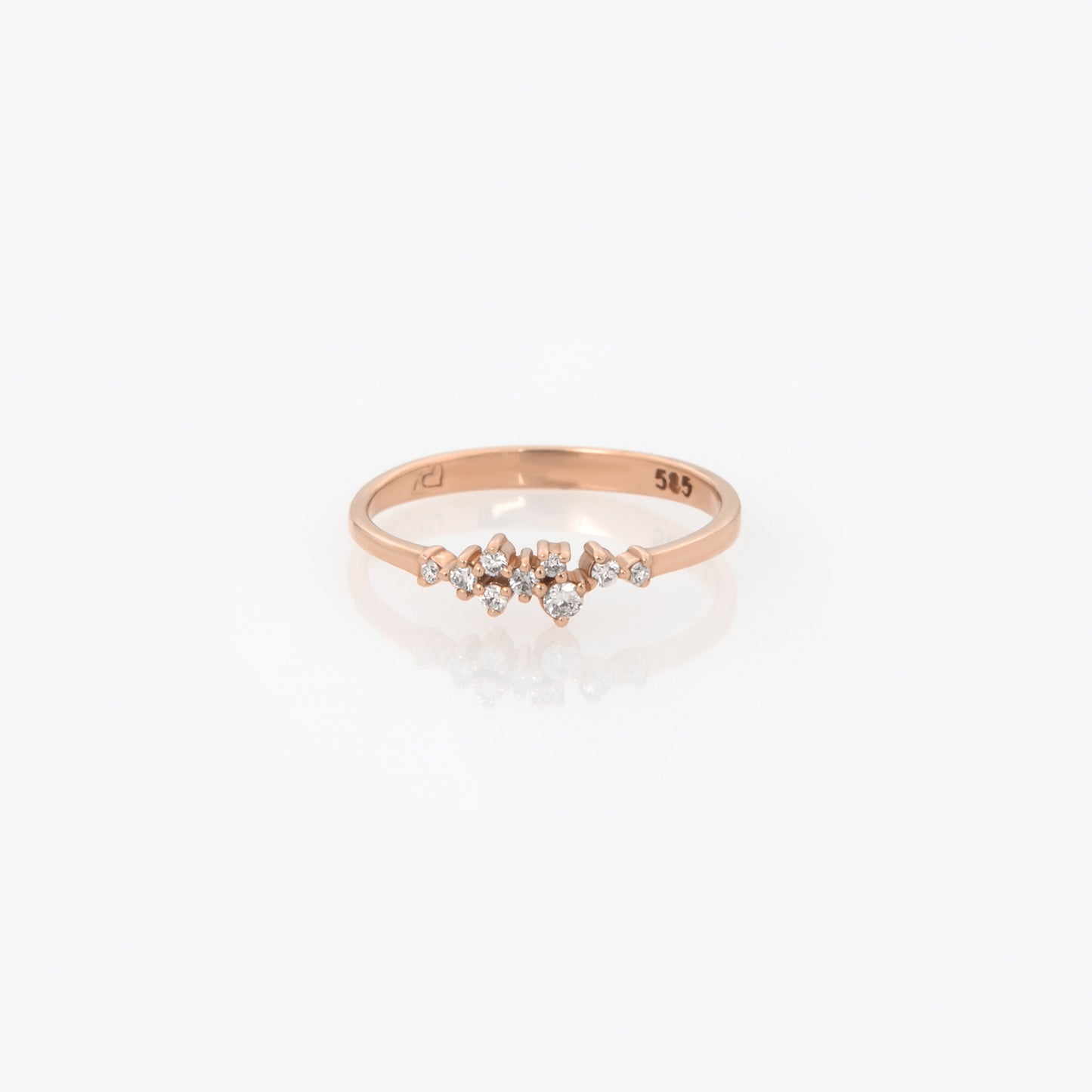 Diamond Cluster Ring