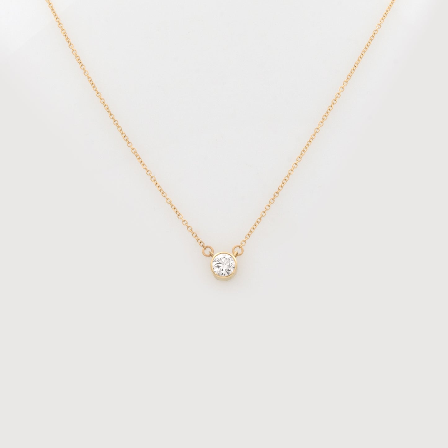 Lab Grown Diamond Solitaire Necklace