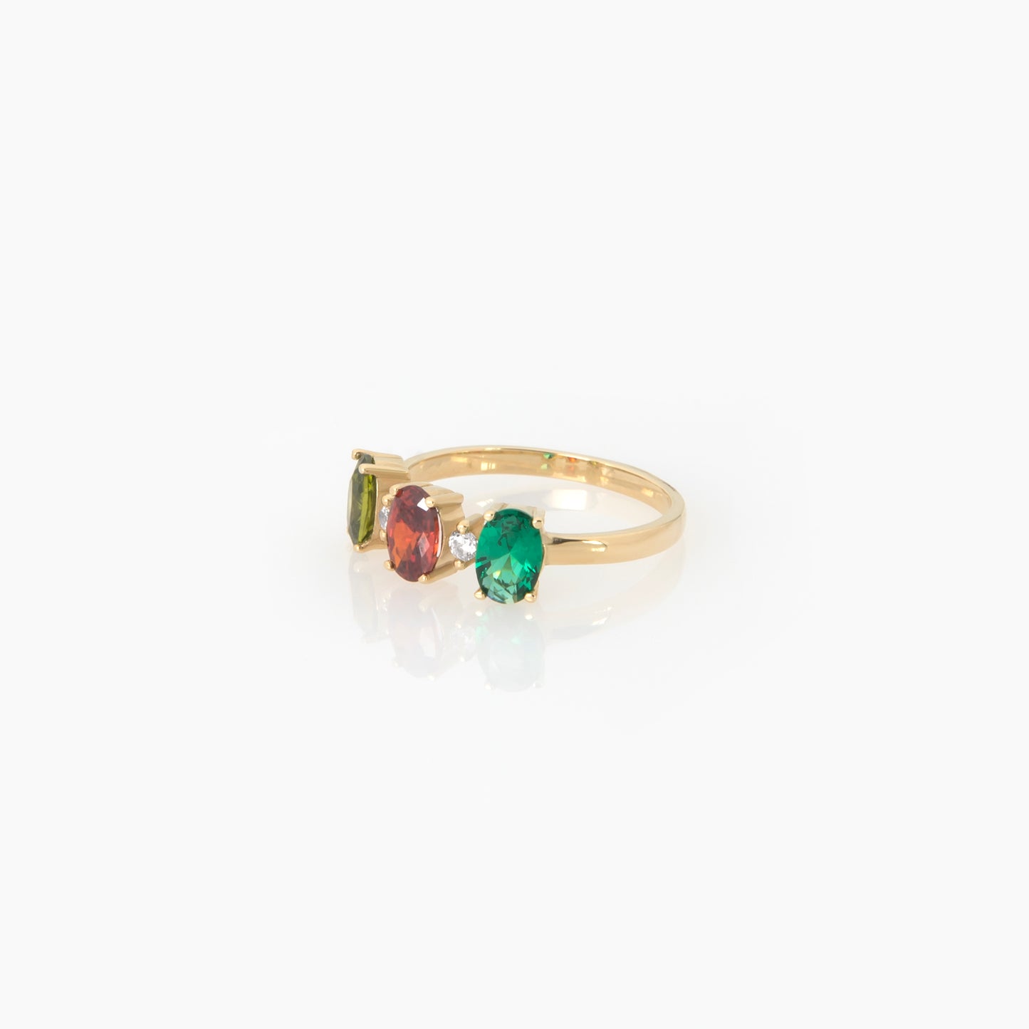 Triple Stone Ring