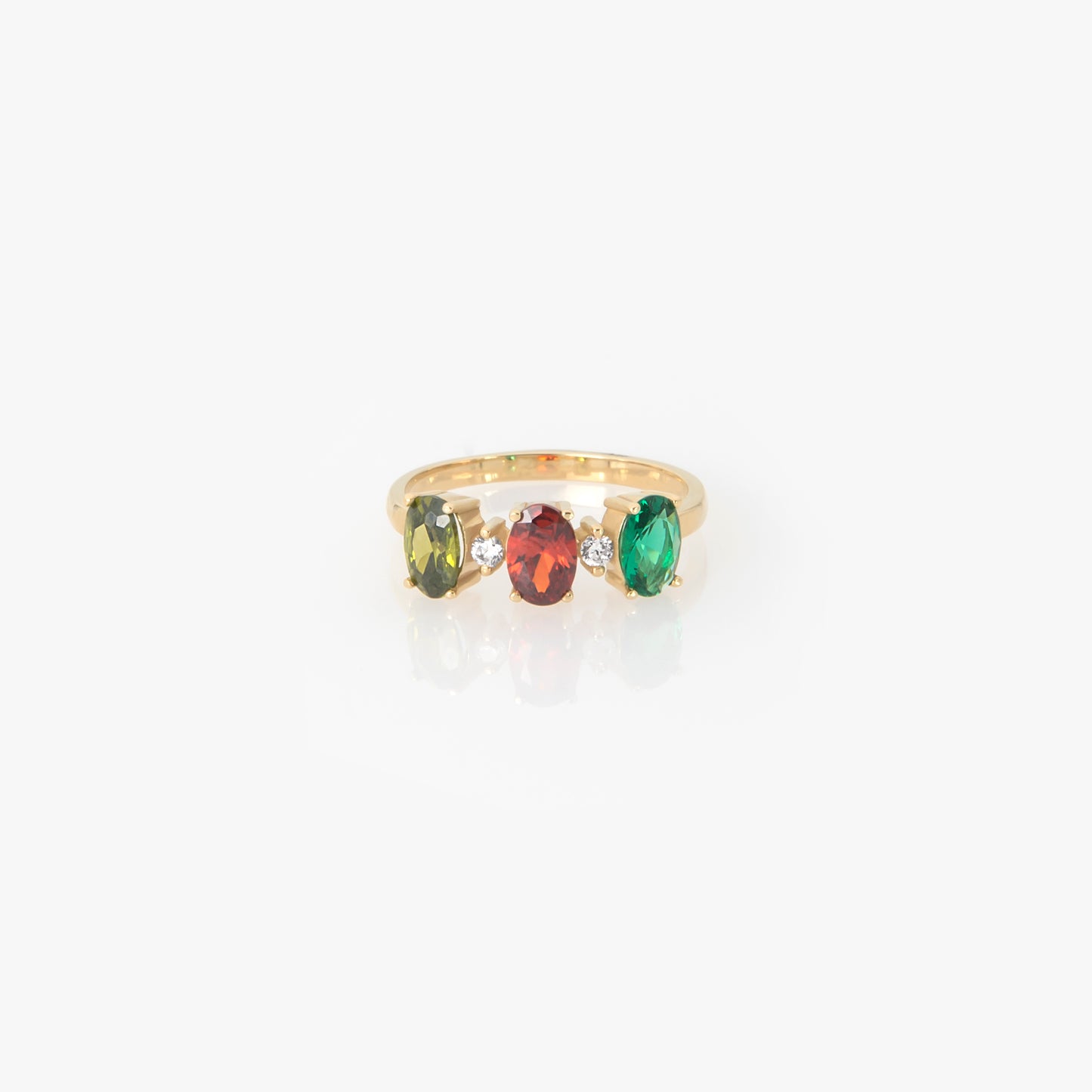 Triple Stone Ring