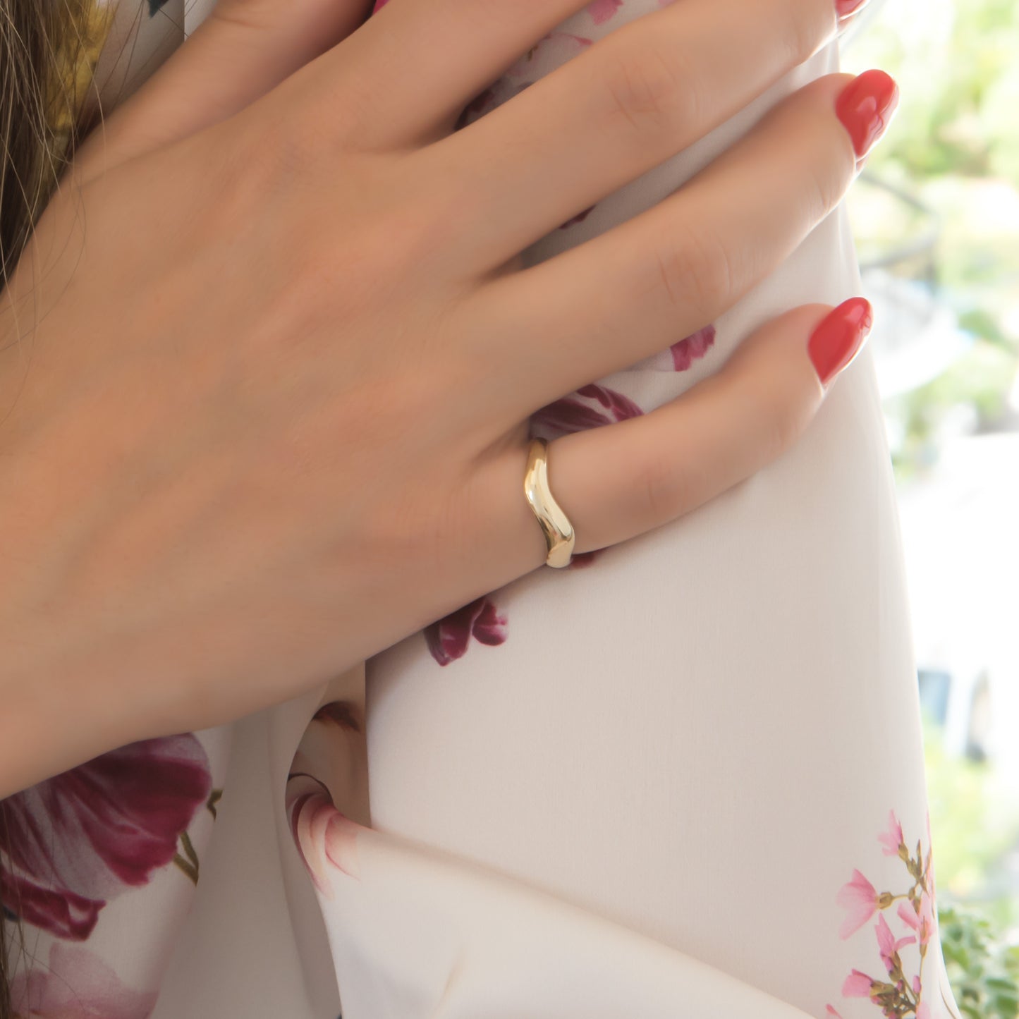 Wavy Dome Ring