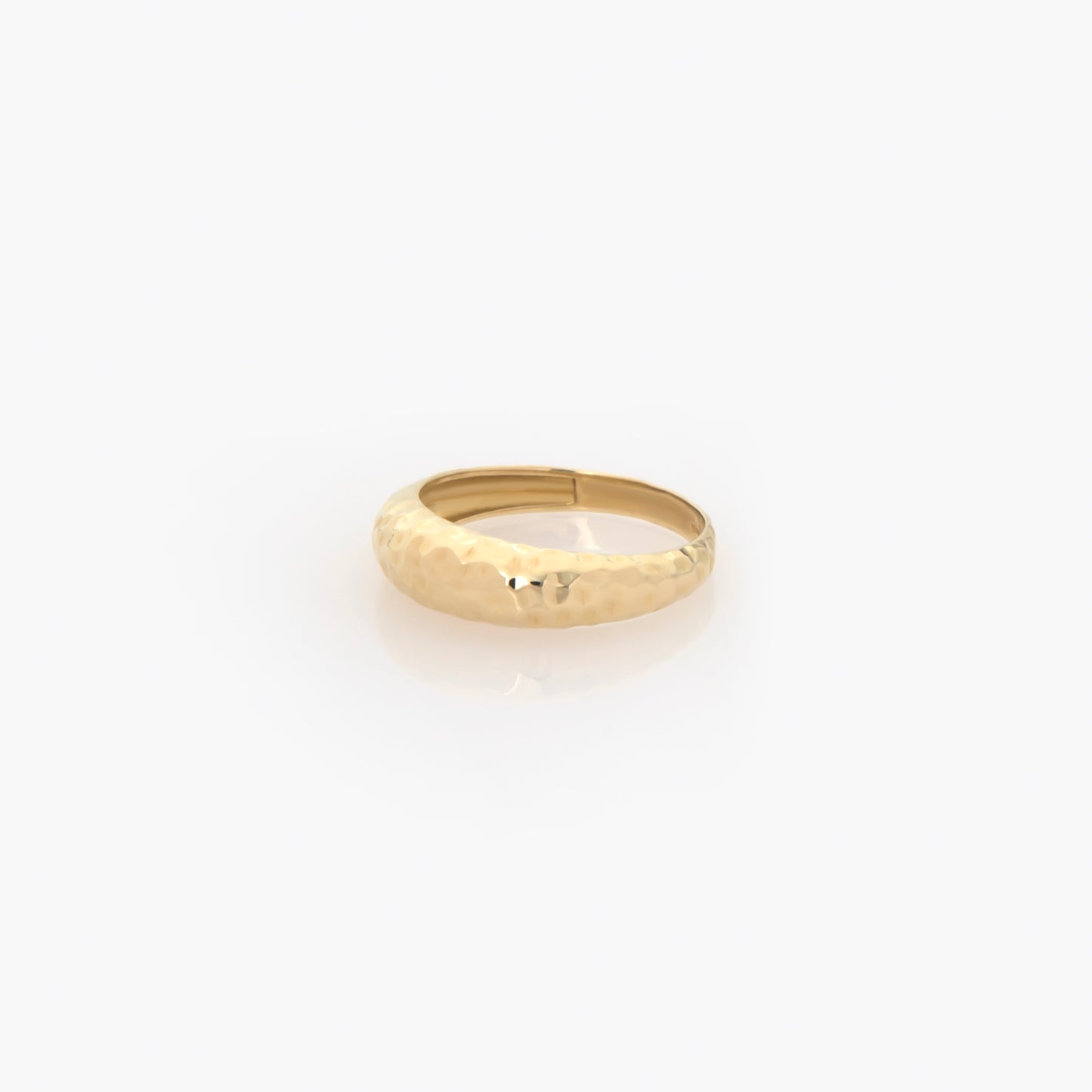 Hammered Dome Ring