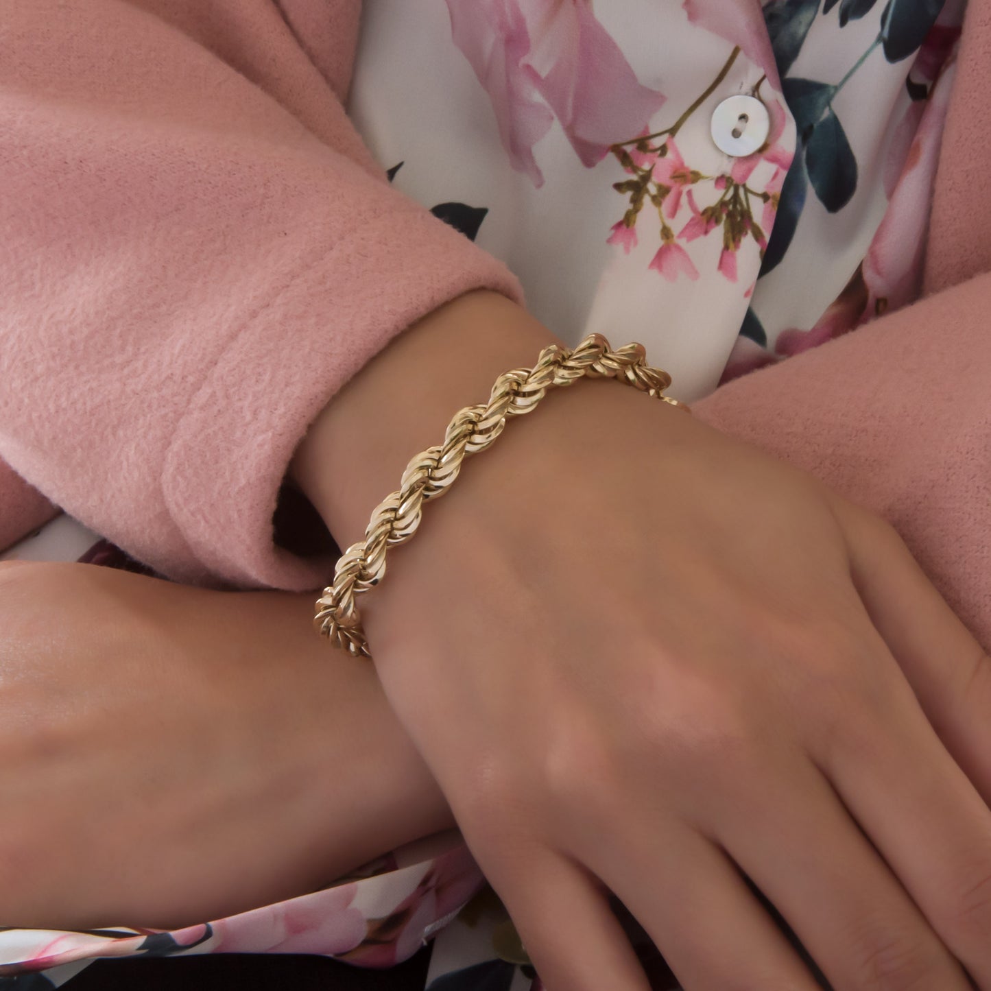 Gold Rope Chain Set