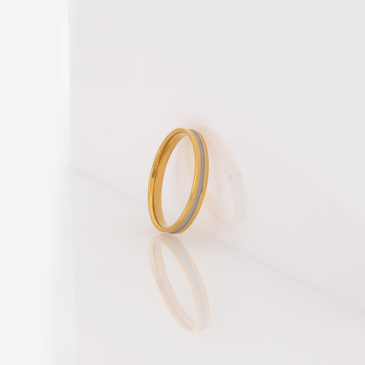 Ribbed Wedding Band 3mm
