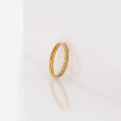 Ribbed Wedding Band 3mm