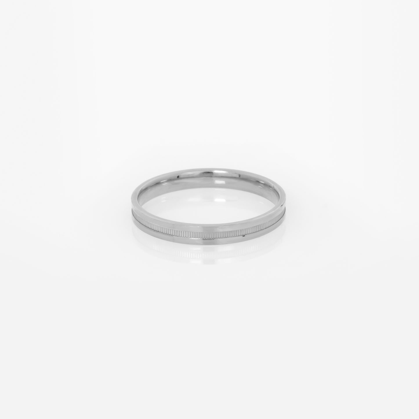 Ribbed Wedding Band 3mm