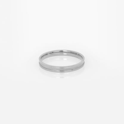 Ribbed Wedding Band 3mm