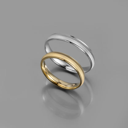 Milgrain Classic Wedding Band