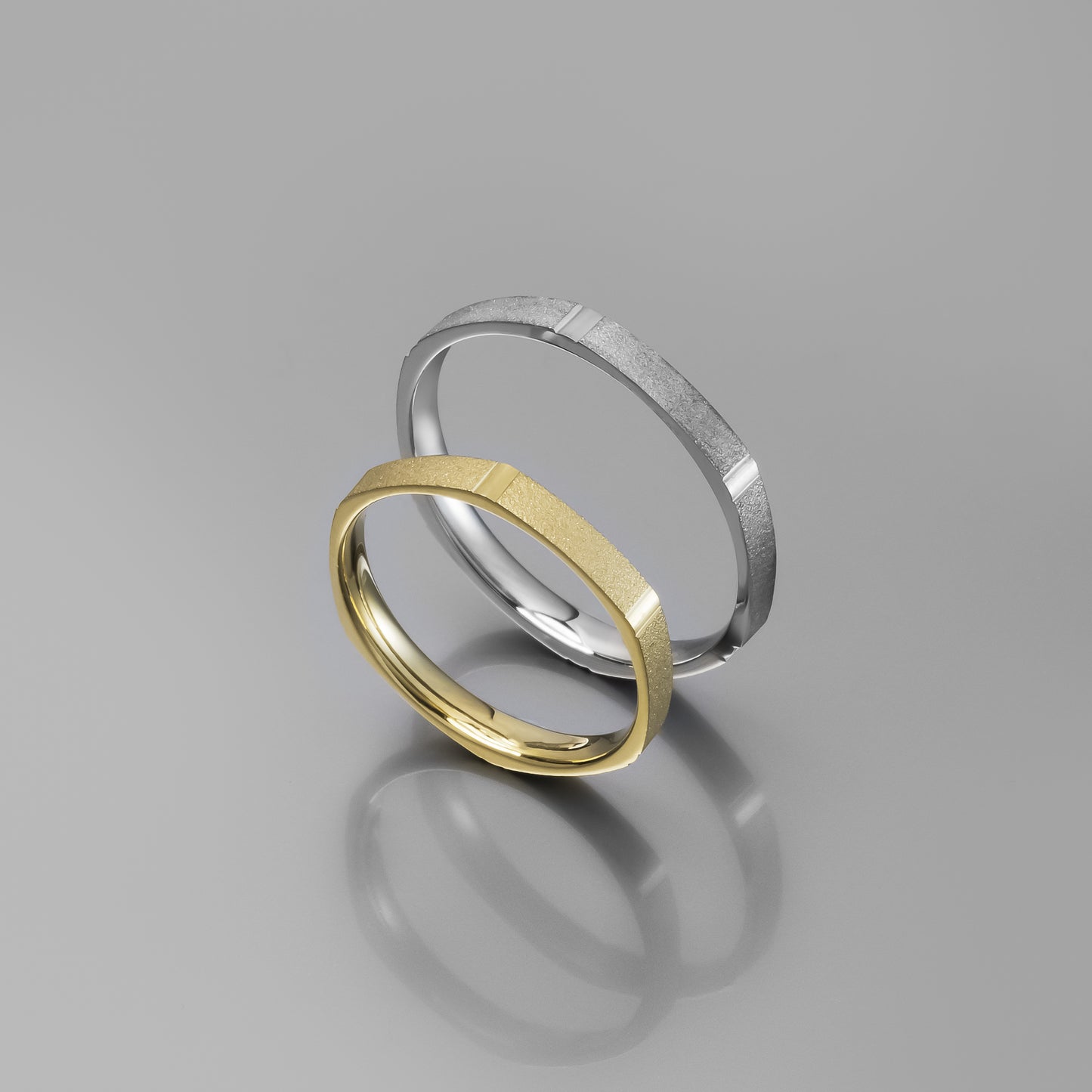 Matte Satin Wedding Band