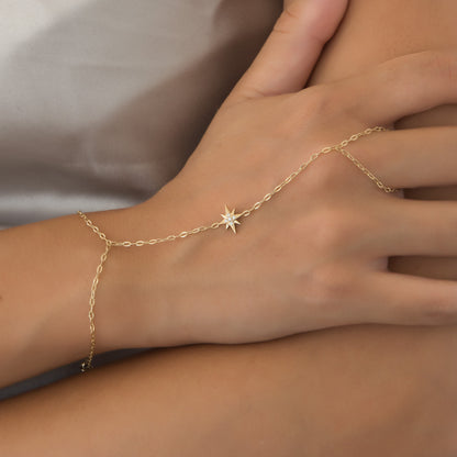 Celestial Gold Hand Chain