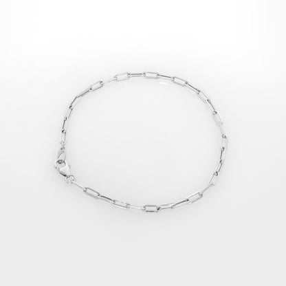 Minimalist Paperclip Gold Bracelet