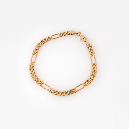 Panther Link Paperclip Bracelet