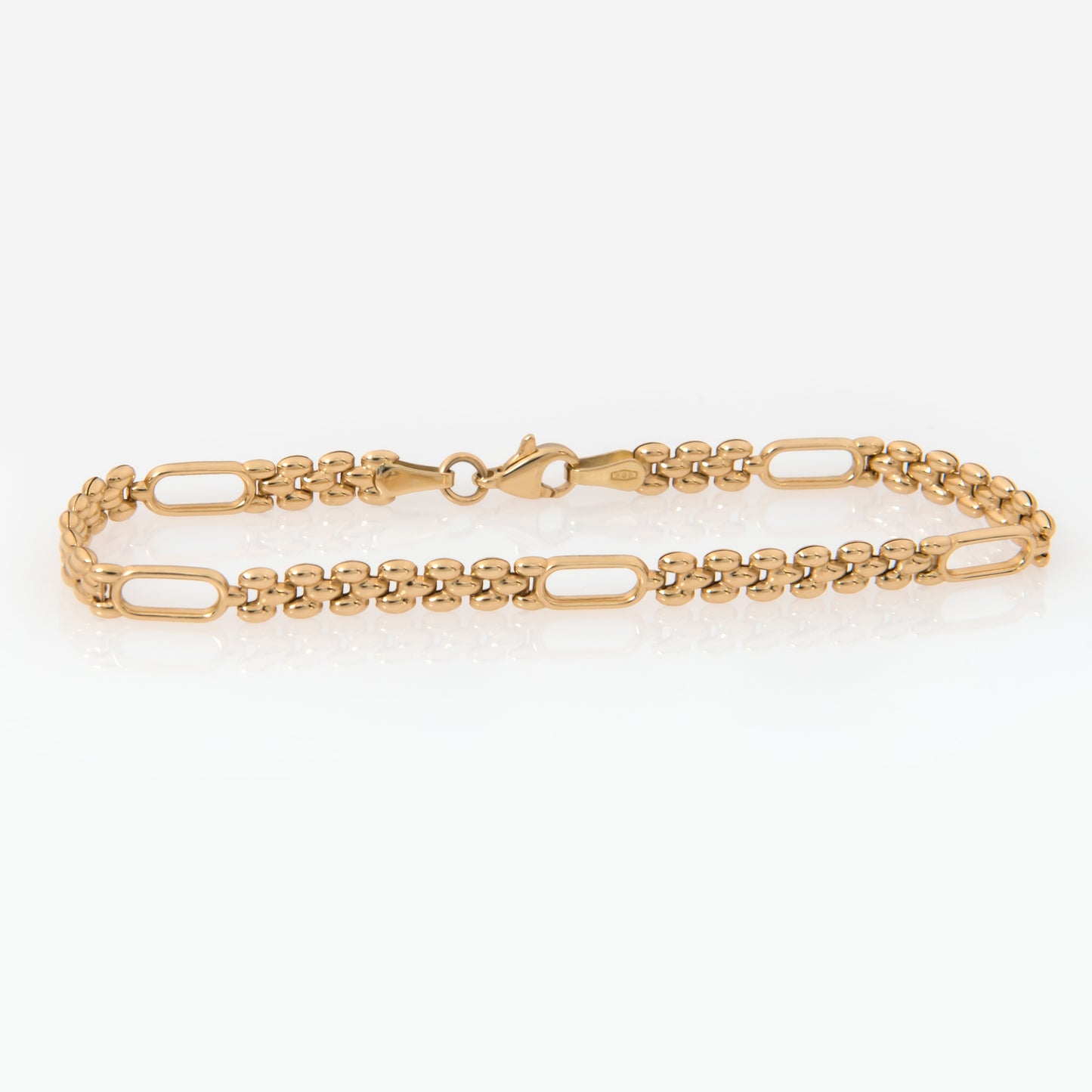 Panther Link Paperclip Bracelet