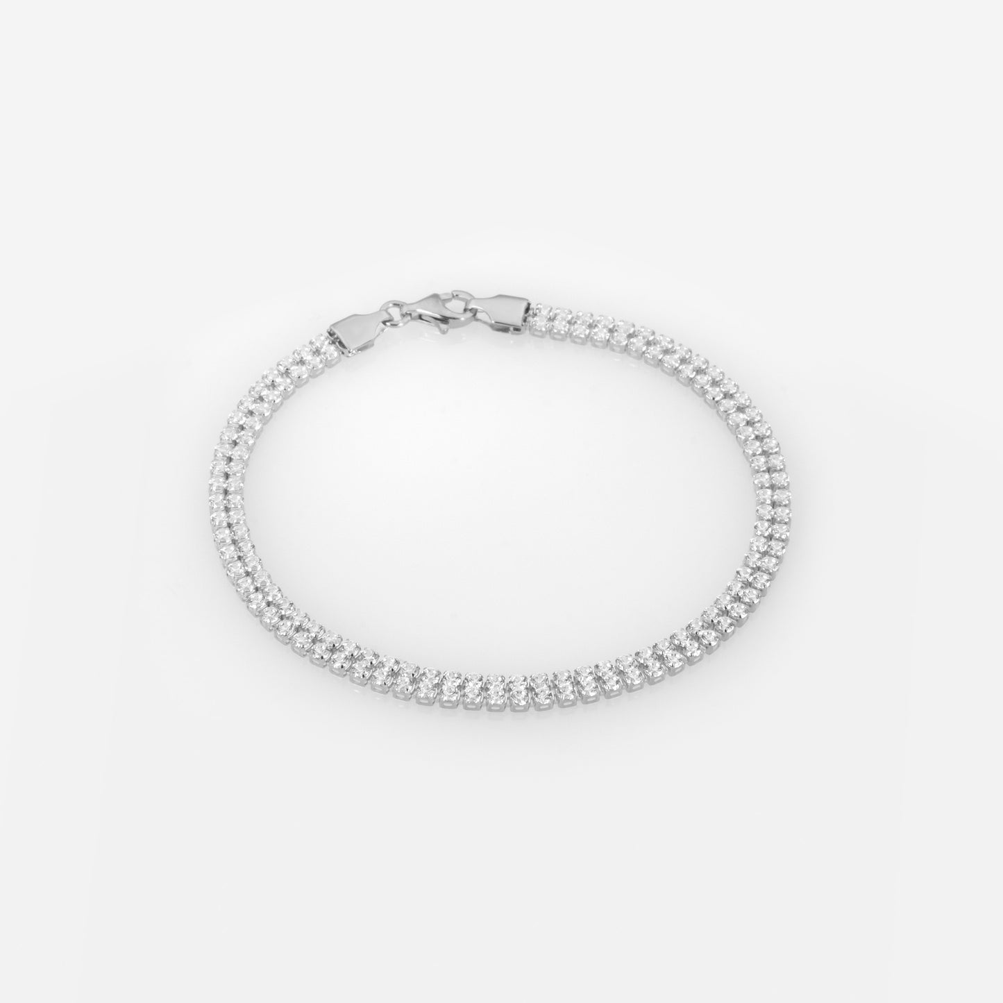 Double Row Tennis Bracelet