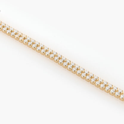 Double Row Tennis Bracelet