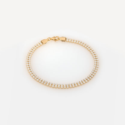 Double Row Tennis Bracelet