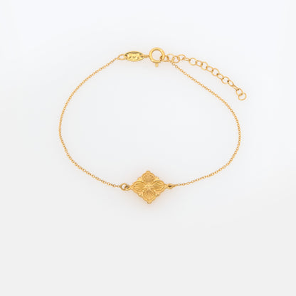 Cross Four-Leaf Clover Bracelet