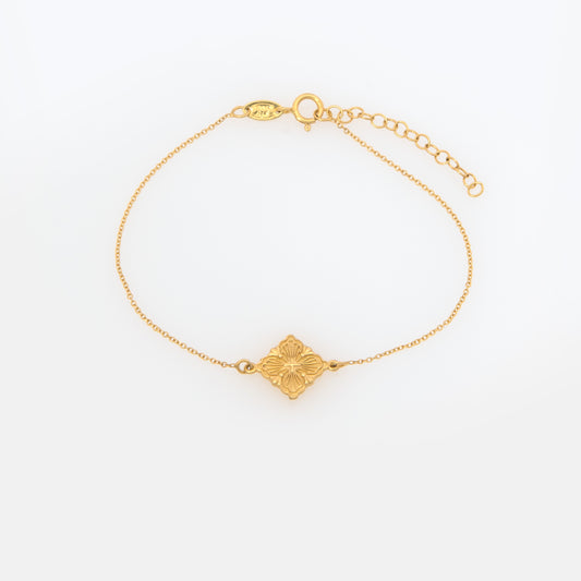 Cross Four-Leaf Clover Bracelet