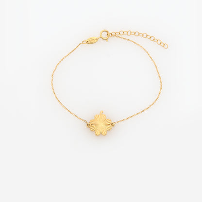 Four-Leaf Clover Sunburst Bracelet