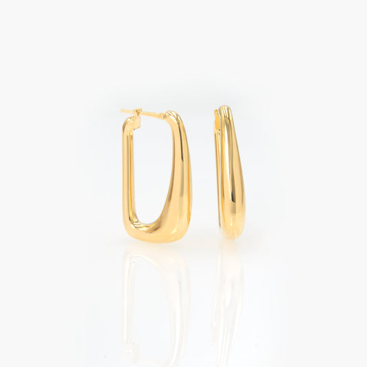 Chunky Geometry Hoop Earrings