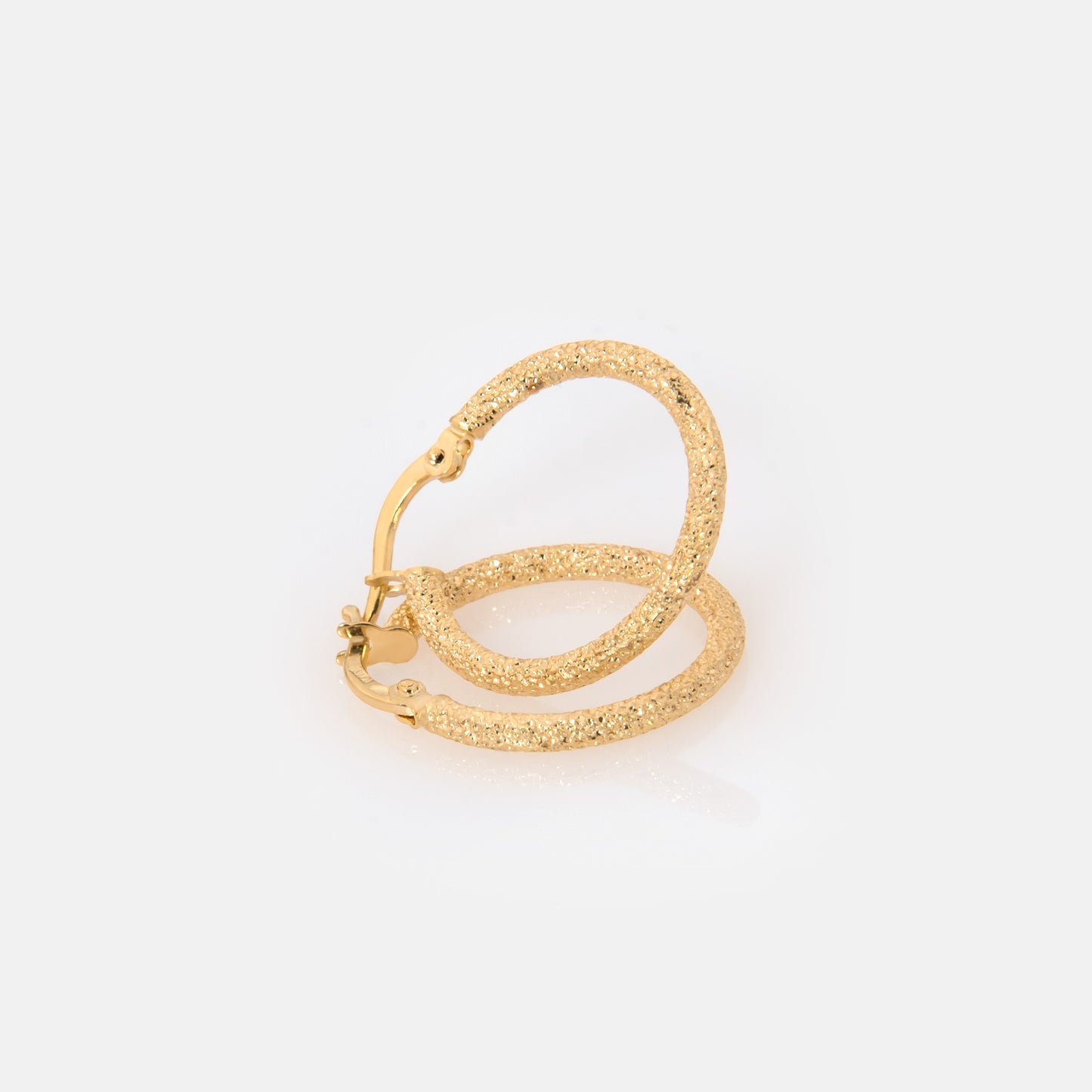 Minimalist Matte Hoop Earrings