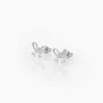 Elegant Bow Stud Earrings