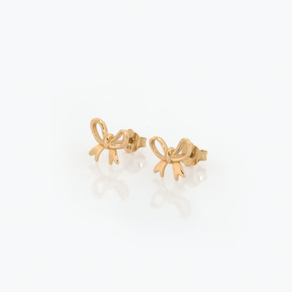Elegant Bow Stud Earrings