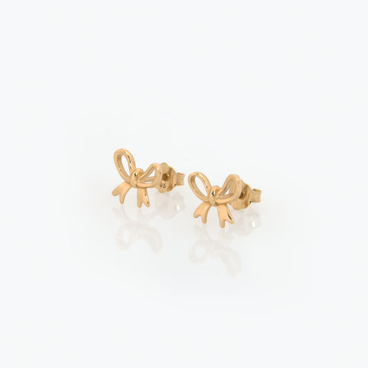 Elegant Bow Stud Earrings