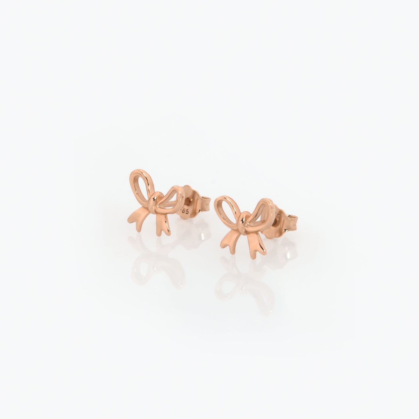 Elegant Bow Stud Earrings