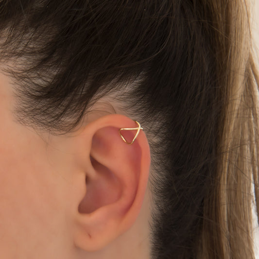 Minimal Gold Ear Cuff