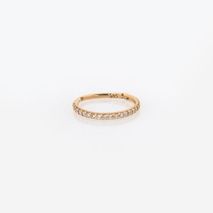 Gemstone Helix Piercing Earring